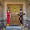 Day of The Dead Decorations 2PCS Dia De Los Muertos Door Hanging